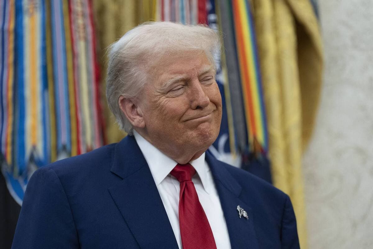 Le président des États-Unis, Donald Trump