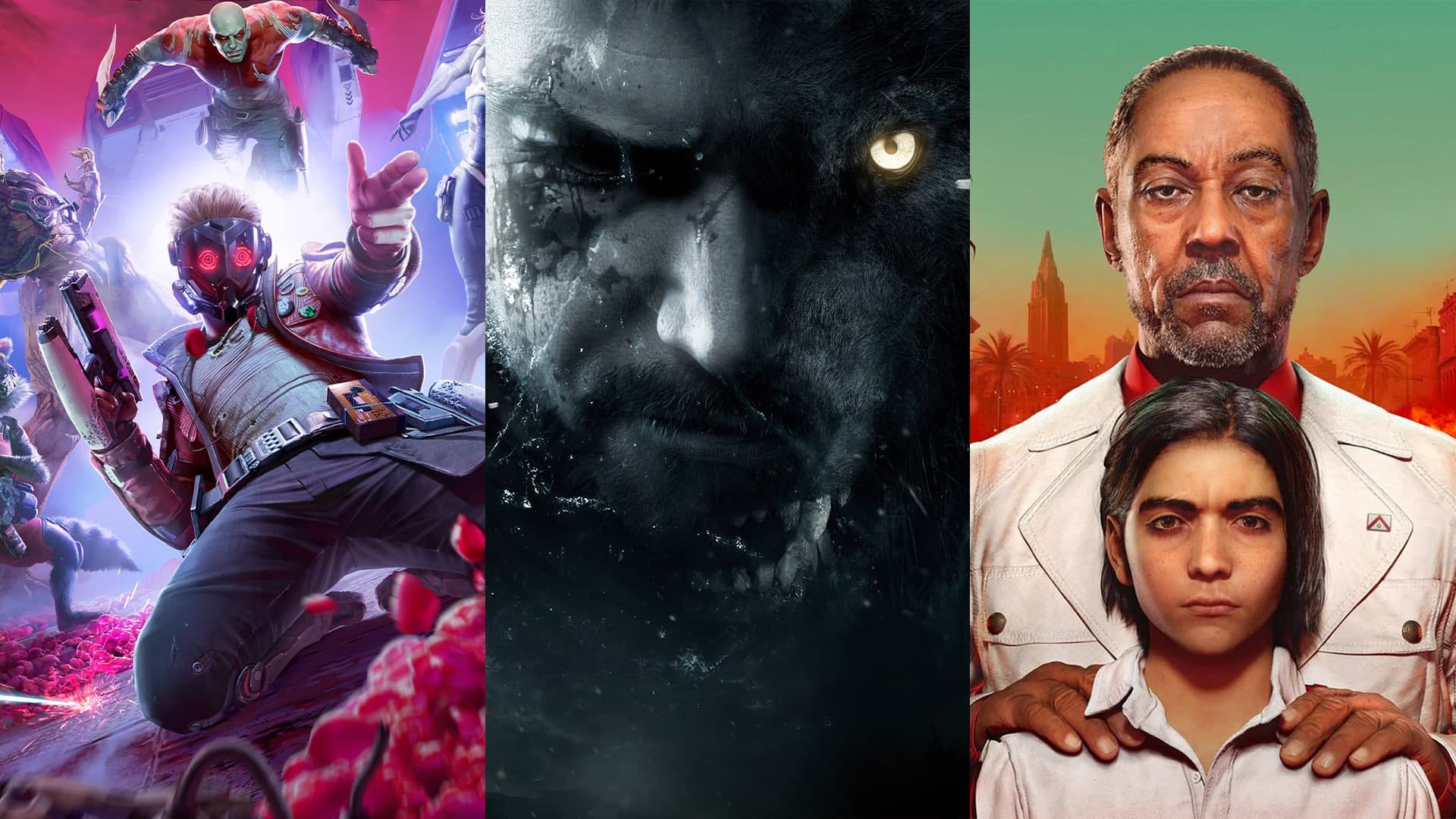 Marvel's Guardians of the Galaxy, Resident Evil Village et Far Cry 6