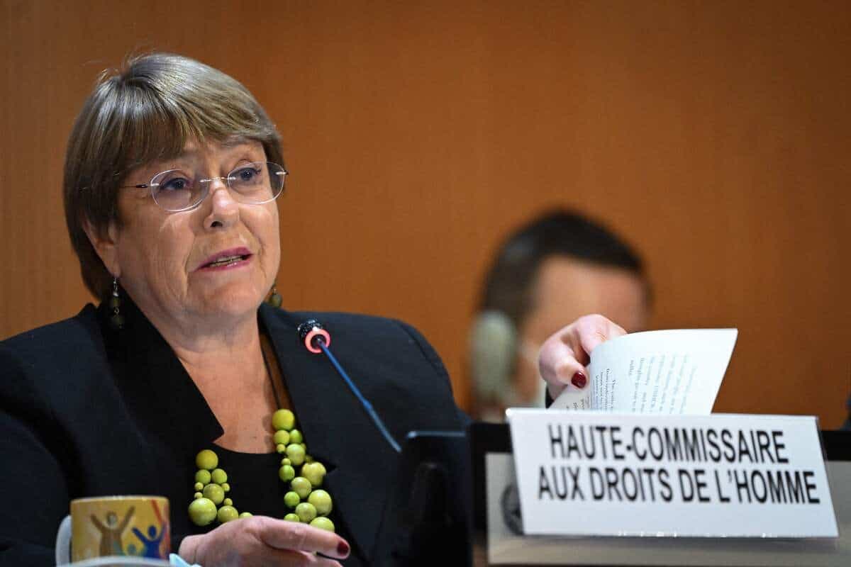 La Haute-Commissaire aux droits de l’homme de l’ONU, Michelle Bachelet.