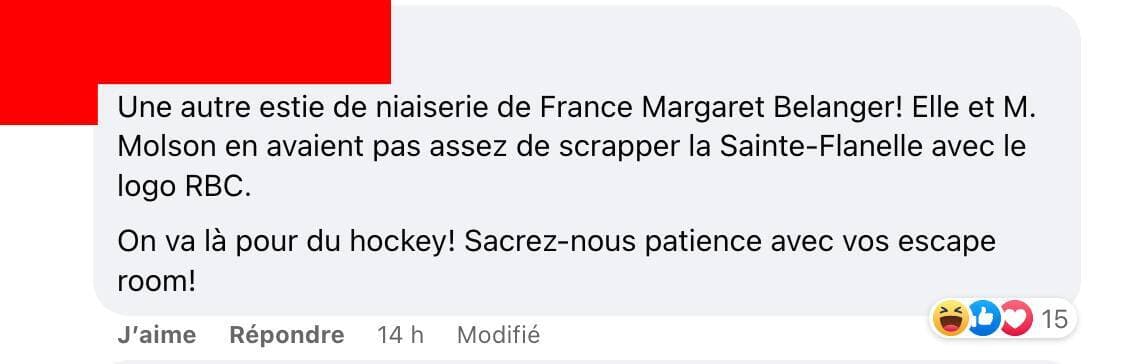 Capture d'écran / Facebook Canadien de Montréal