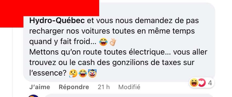 Capture d'écran / Facebook