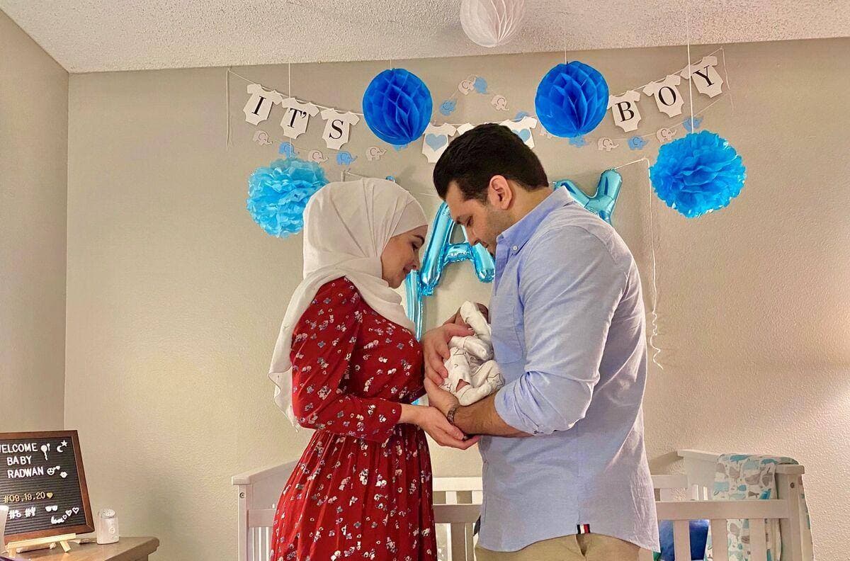 Ramez Alghazzouli et sa femme Asmaa Khadem Al Arbaiin