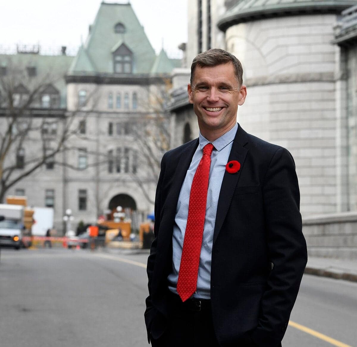 Le nouveau maire de Québec, Bruno Marchand