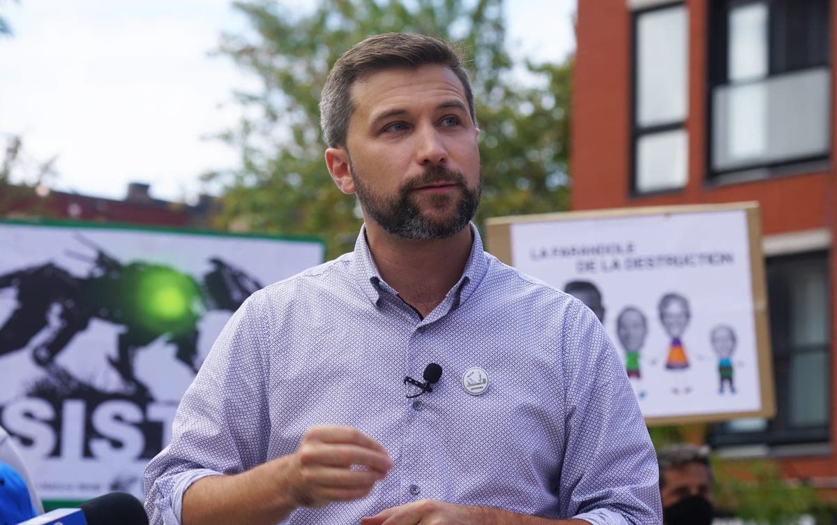 Le chef parlementaire de Québec solidaire, Gabriel Nadeau-Dubois
