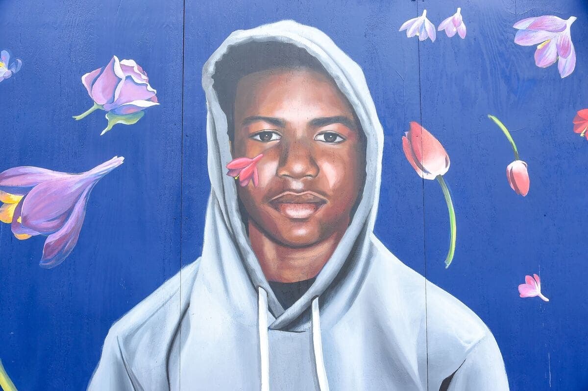 Murale en l'honneur de Trayvon Martin, à New York