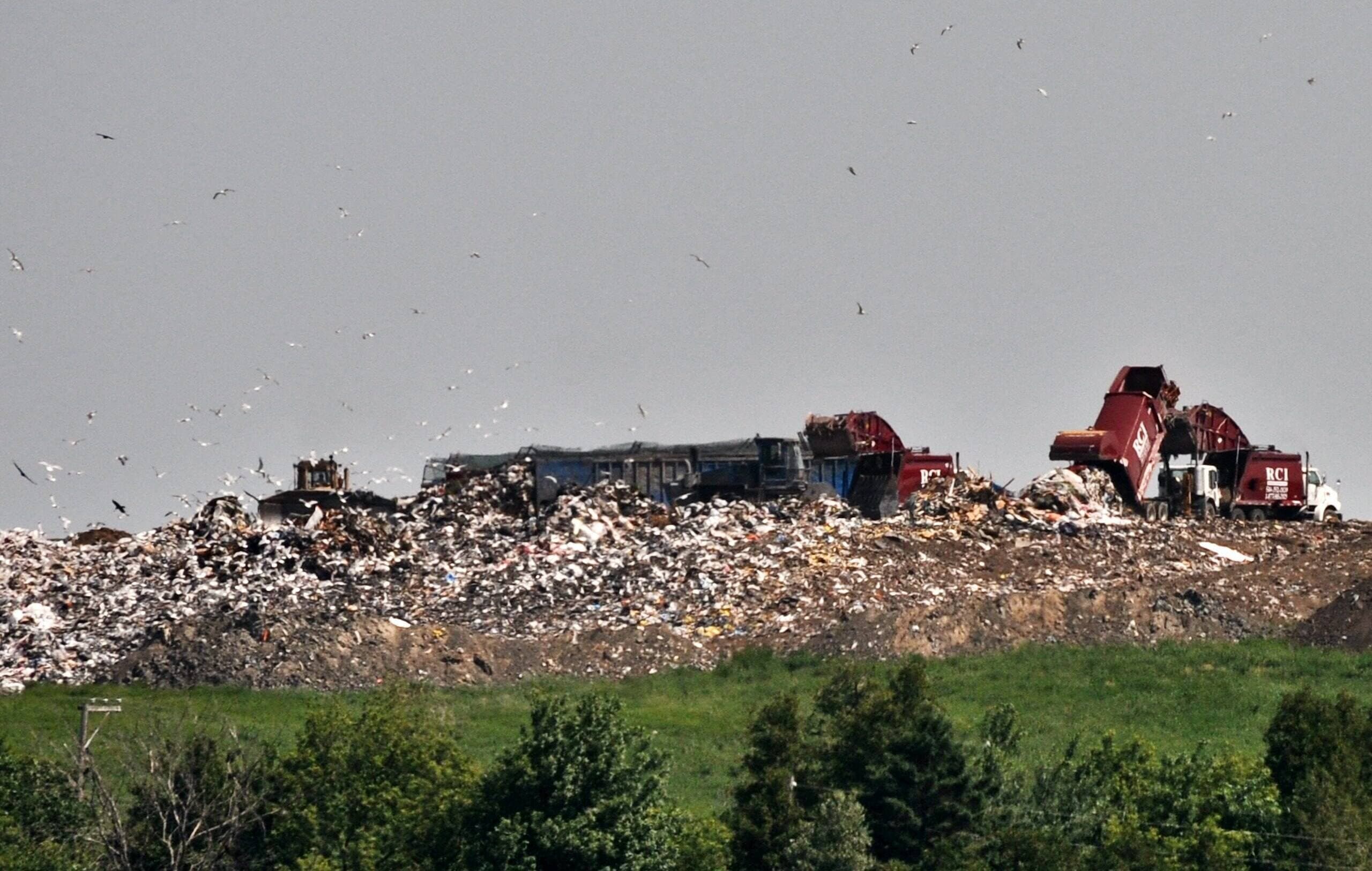 Le site d'enfouissement de Lachute.