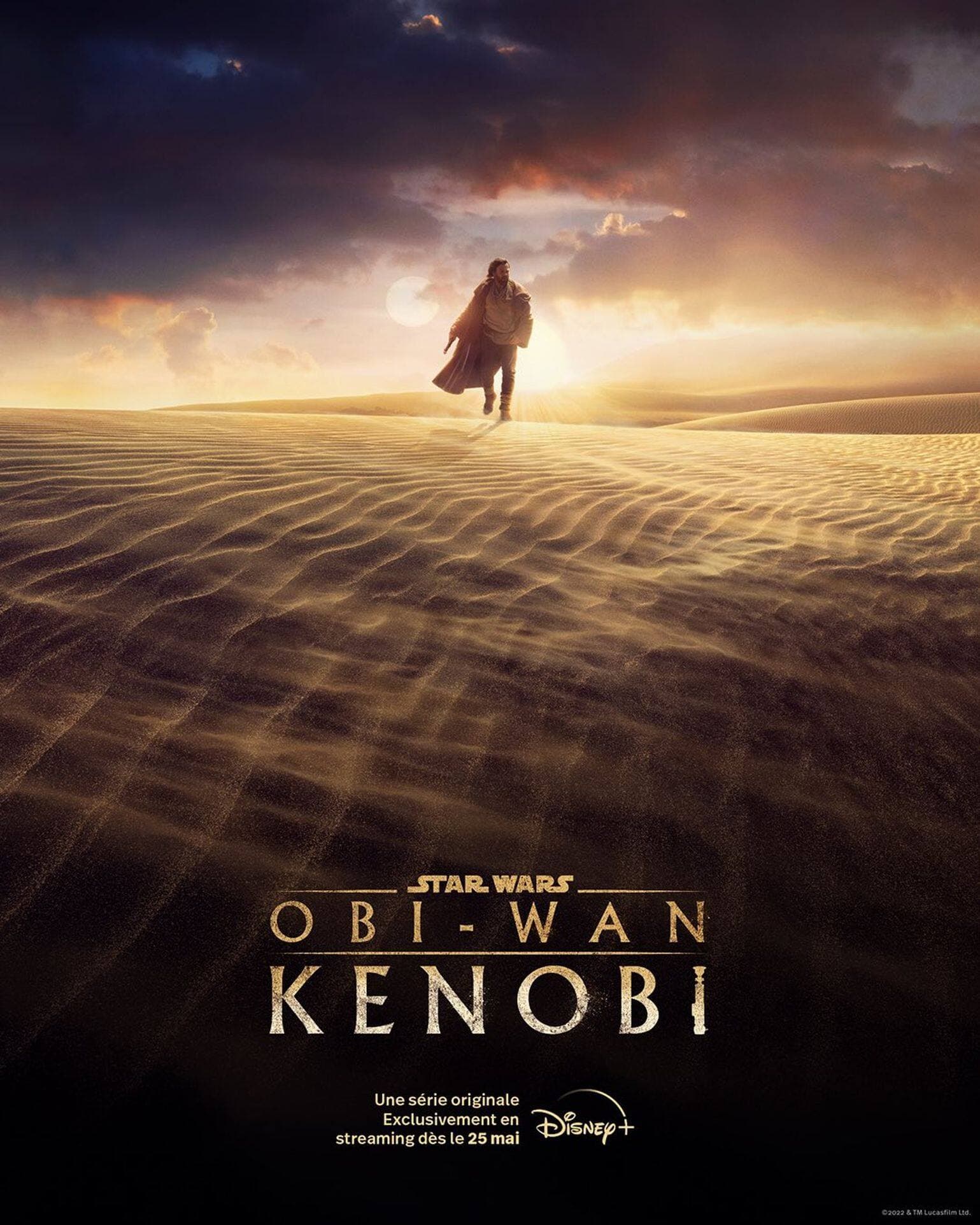 Disney+ a partagé l'affiche de la mini-série « Obi-Wan Kenobi » sur Twitter.