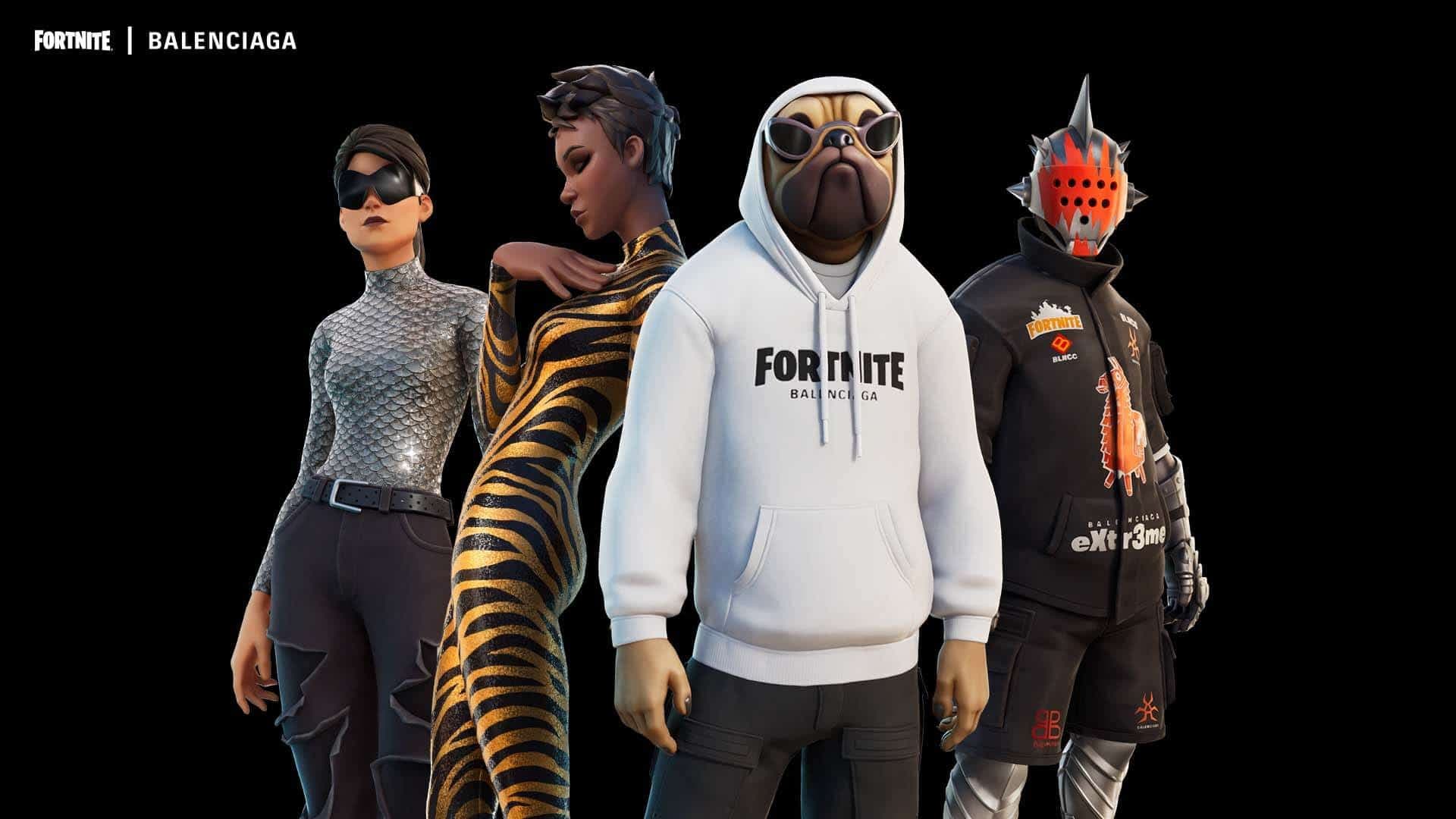 Les collections Balenciaga X Fortnite dévoilées aujourd'hui