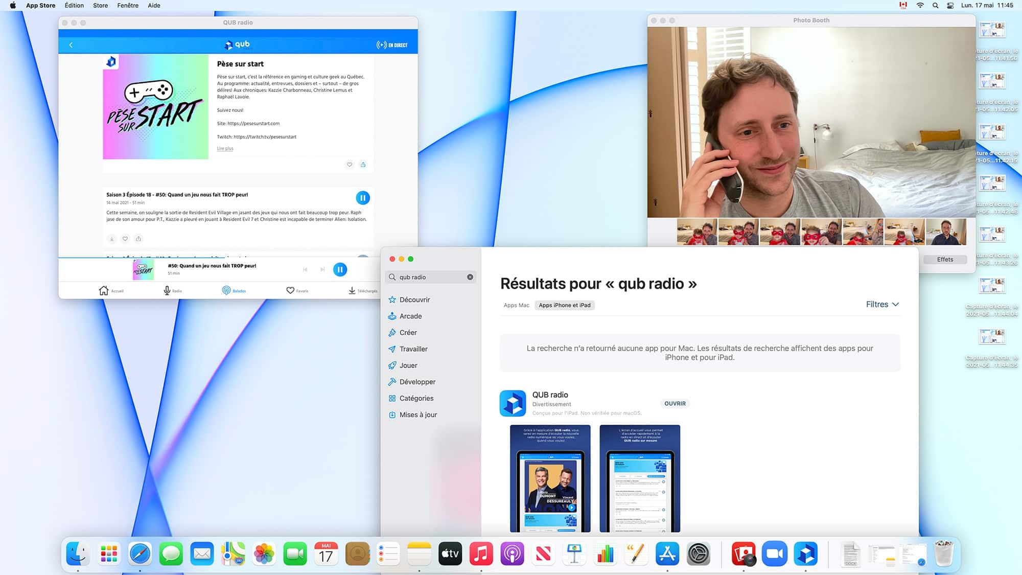 Grâce au processeur M1, l’iMac est capable de faire fonctionner des applications iOS.