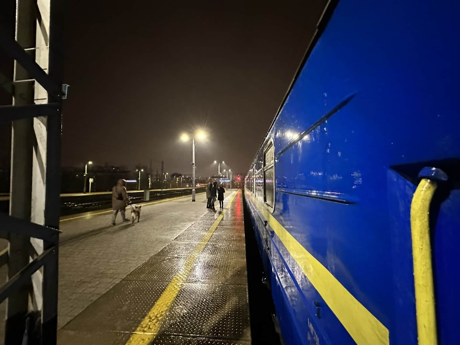 Le train IC68 Varsovie-Kyiv