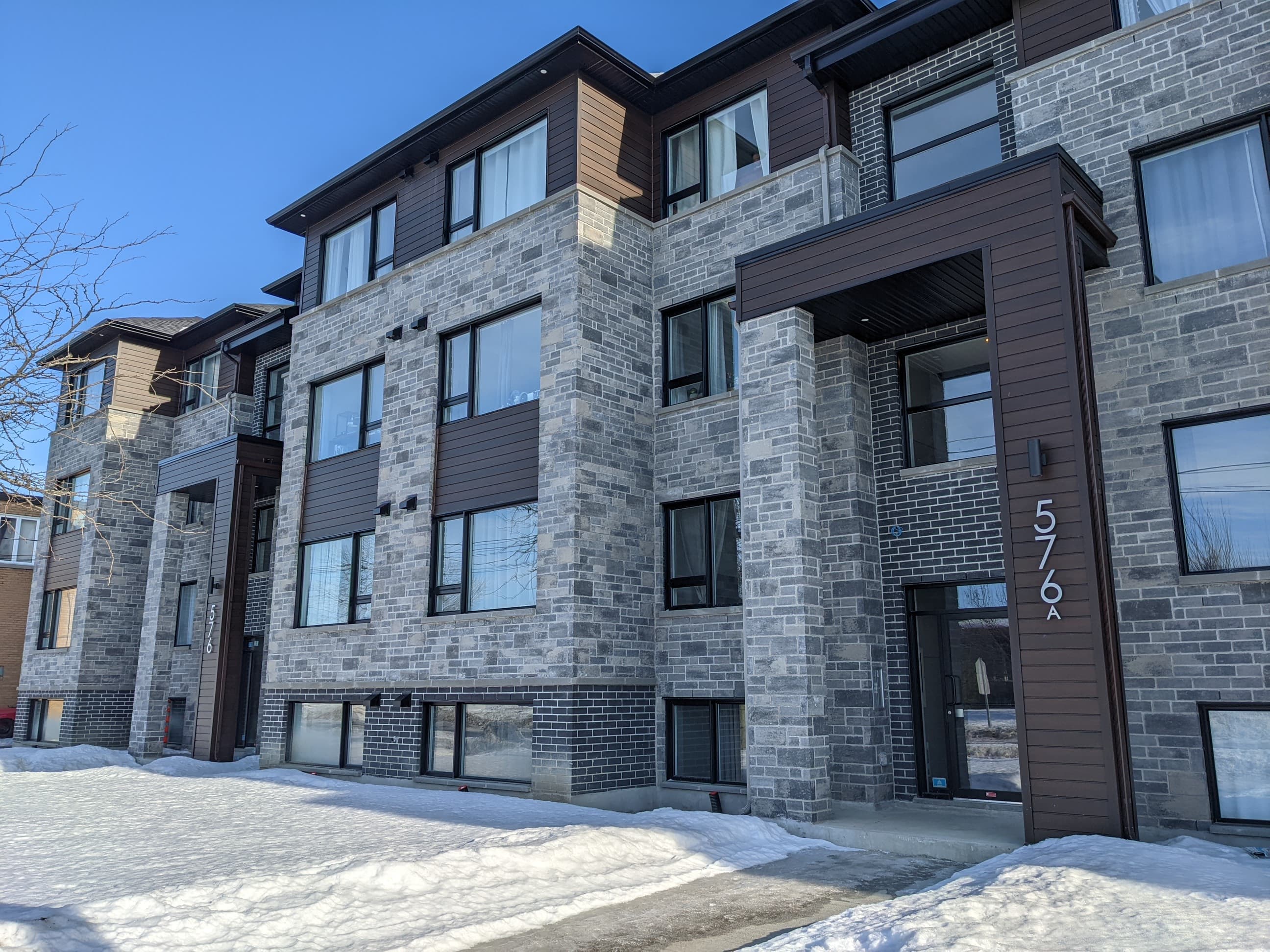 L'immeuble presque neuf où habite Karine Massie. Son logement est habitable depuis le 1er juillet 2021.