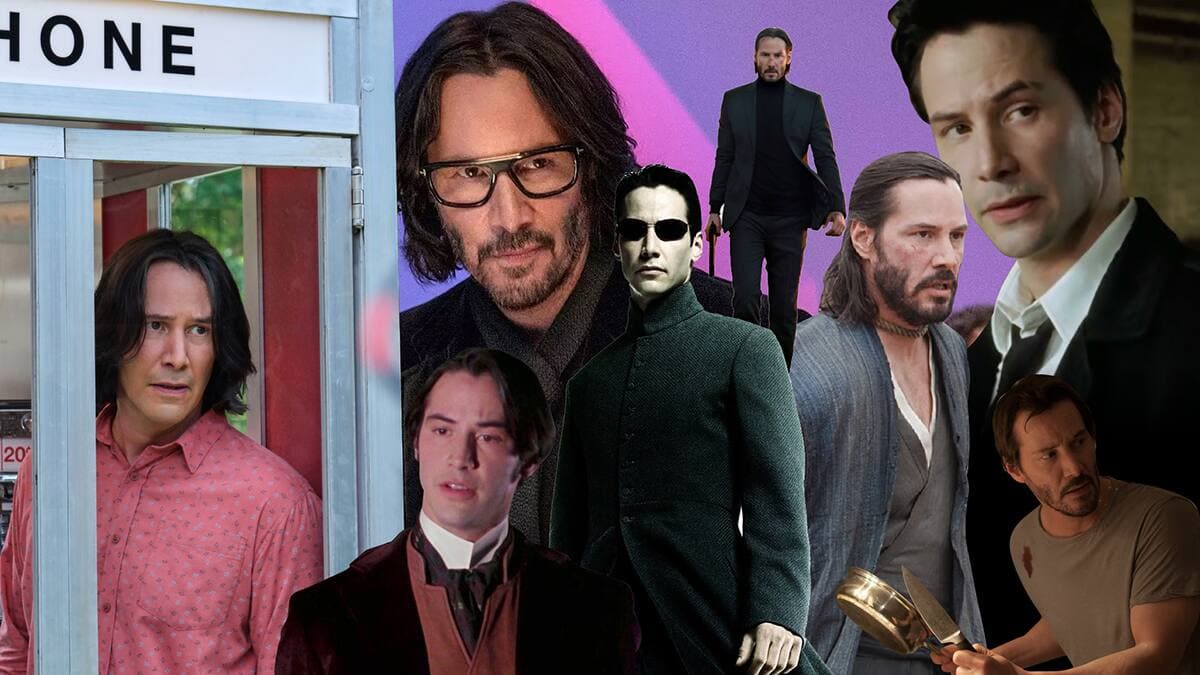 Keanu Reeves sous toutes ses formes