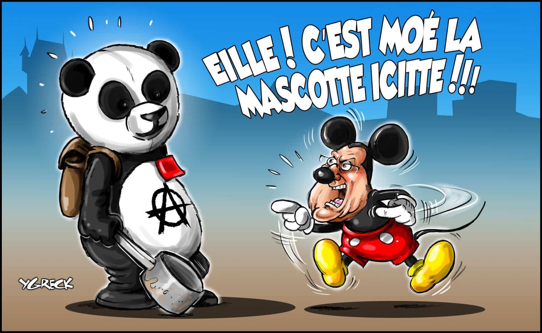 Régis n’avait pas peur de prendre de front les manifestants.