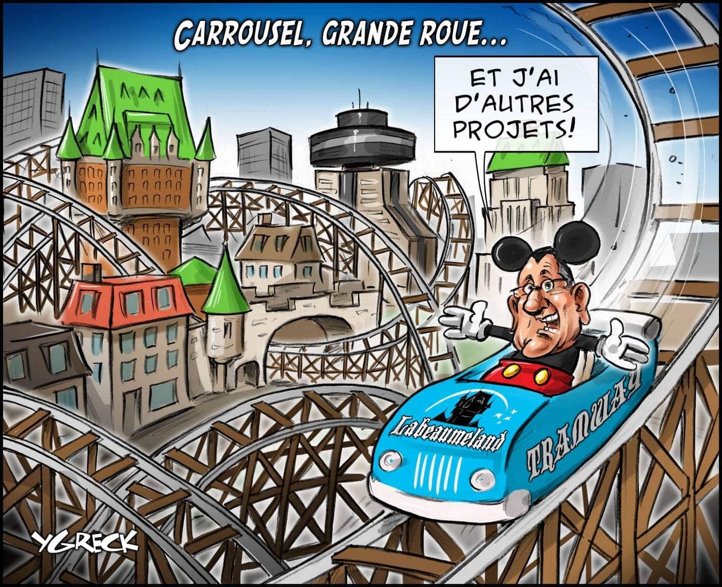 Des projets, il en a eu! Parfois un peu farfelus...