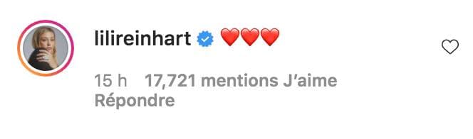 Capture d'écran Instagram