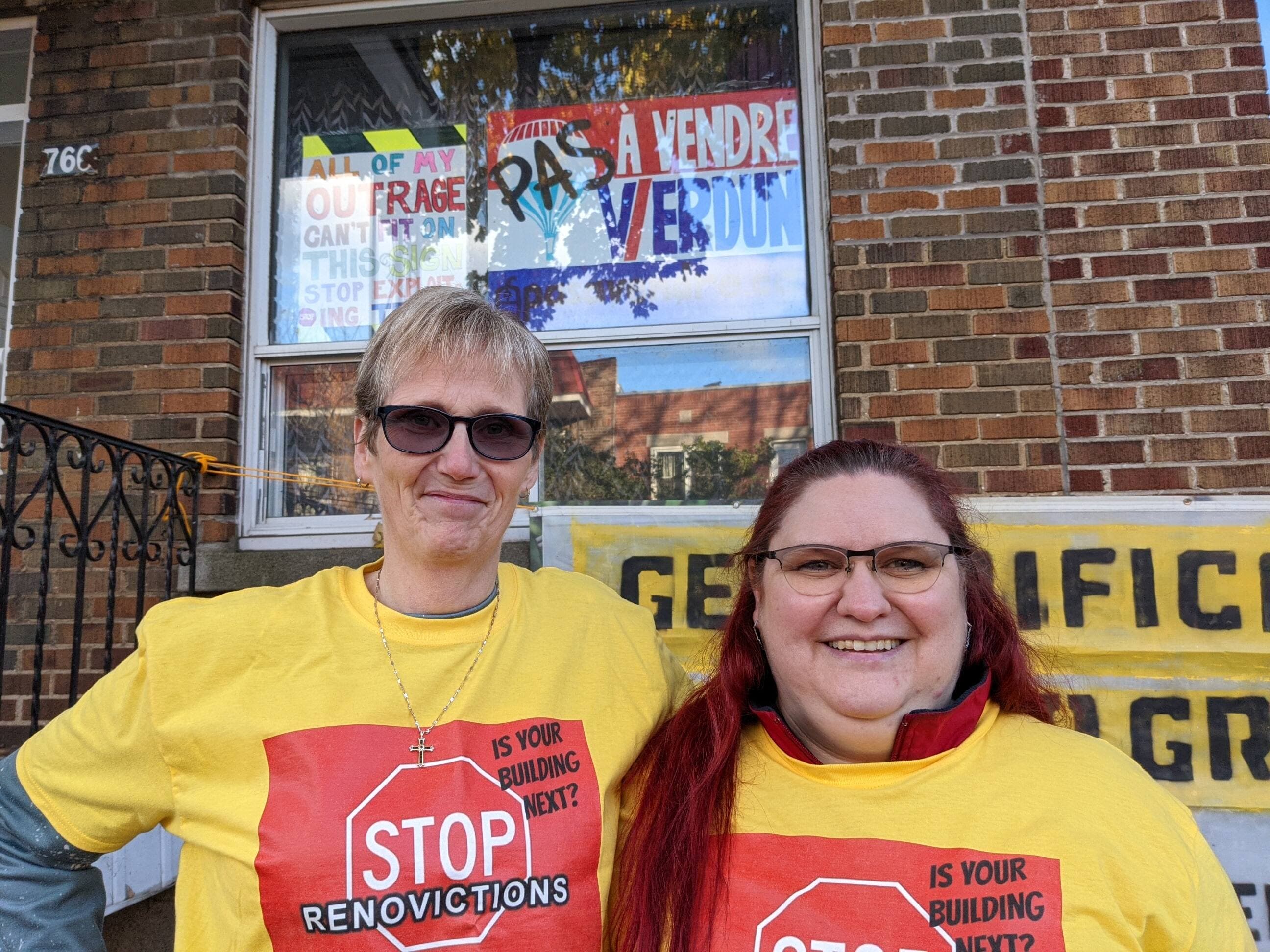 Wendy Keating, à gauche, et Suzie Côté, à droite.