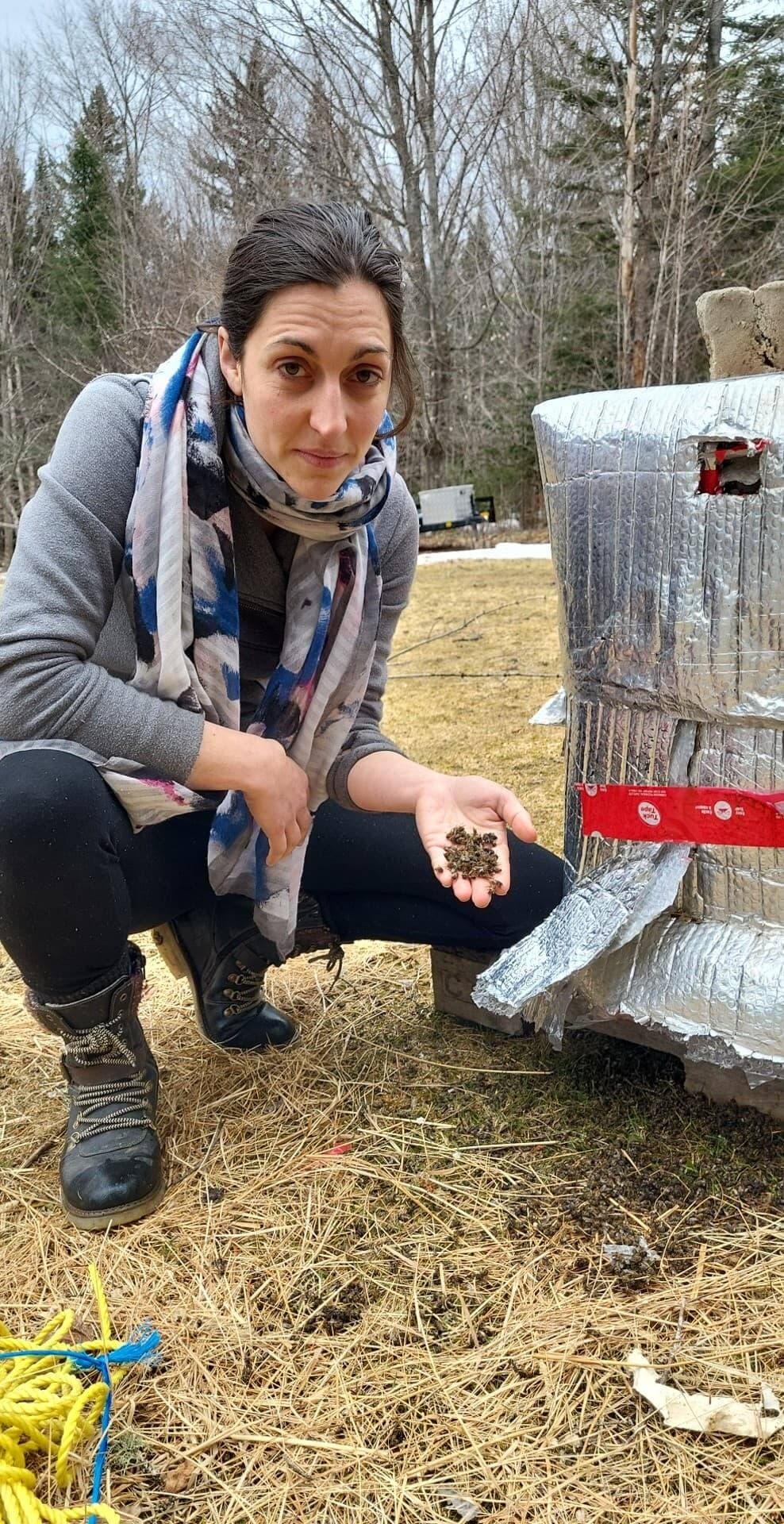 Tammy-Lyne Comtois Fortier, propriétaire de Miel l’été doré, en Estrie