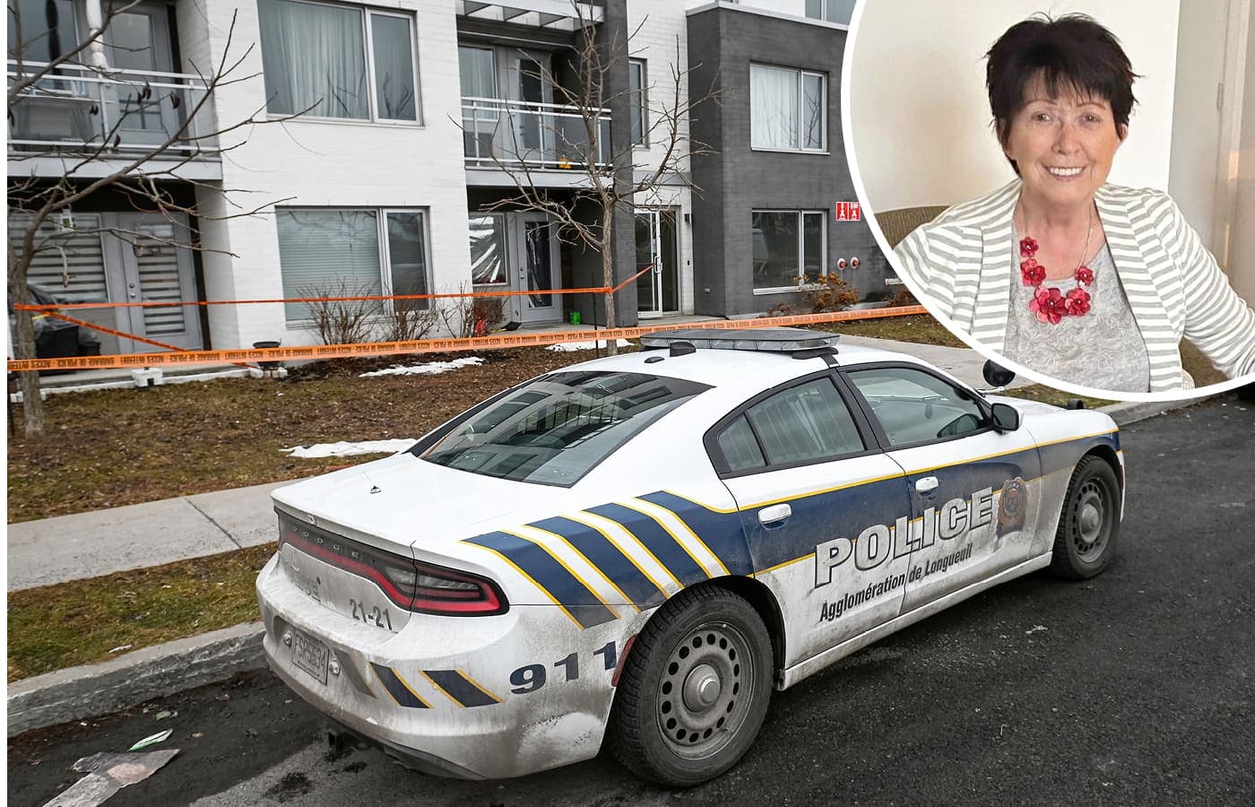 La police de Longueuil enquête sur le meurtre de Denise Brouillette, dont le corps a été retrouvé dimanche dans son appartement de la rue Cuvillier Ouest, à Longueuil.
