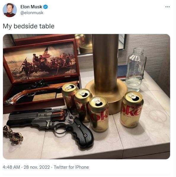 CAPTURE D'ÉCRAN/TWITTER/ELON MUSK
