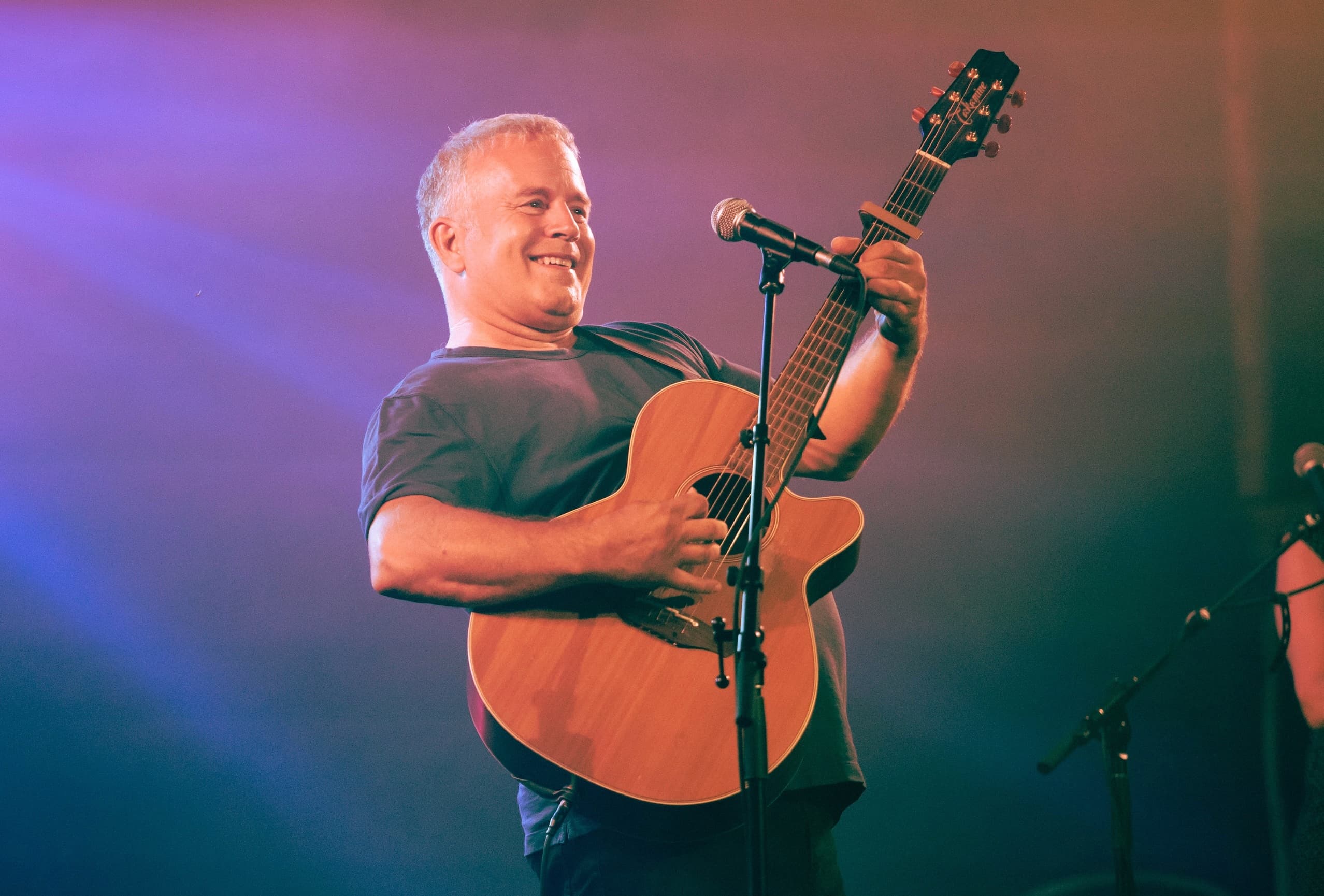 Marc Déry éprouvait un véritable plaisir contagieux sur scène.