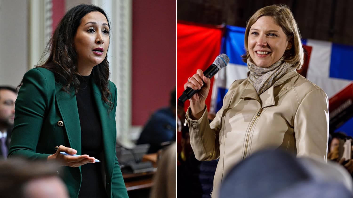 Marwah Rizqy et Geneviève Hinse