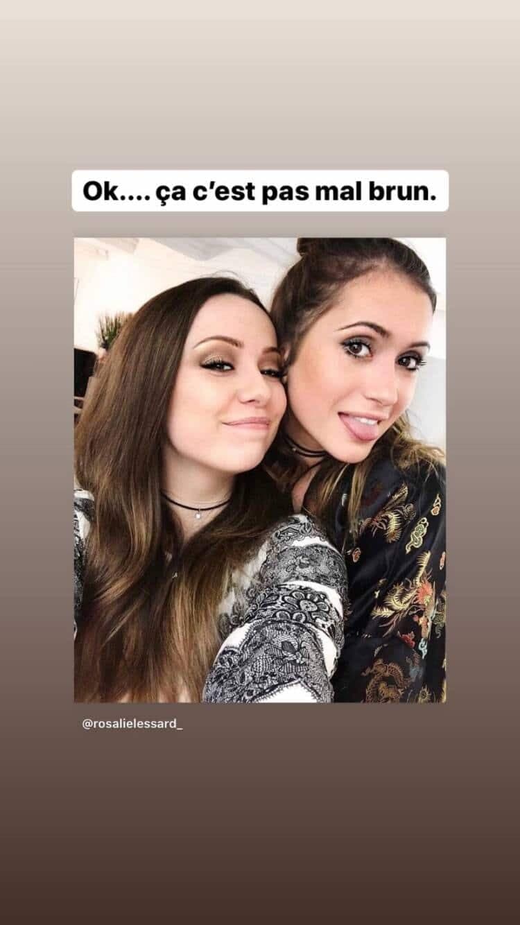 Capture d'écran Instagram @rosalielessard_