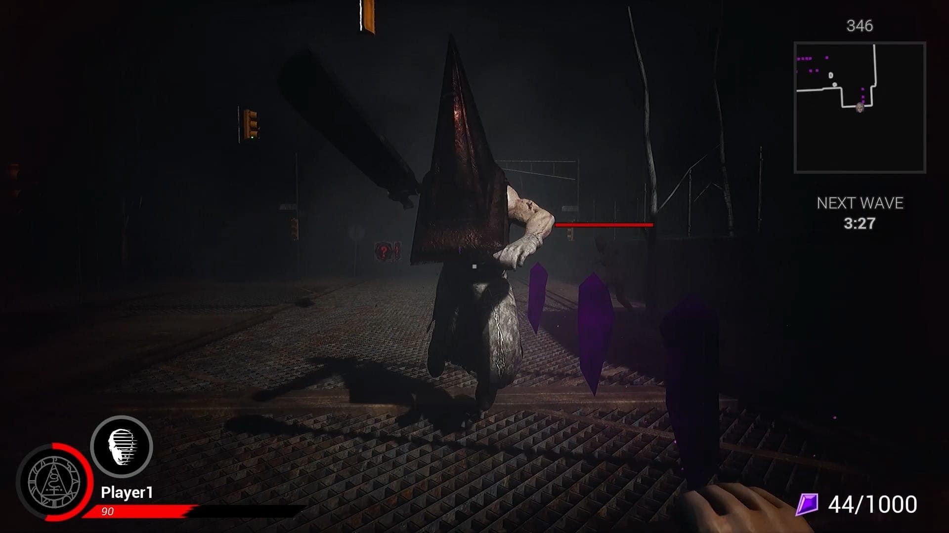 Pyramid Head dans Dark Deception: Monsters & Mortal