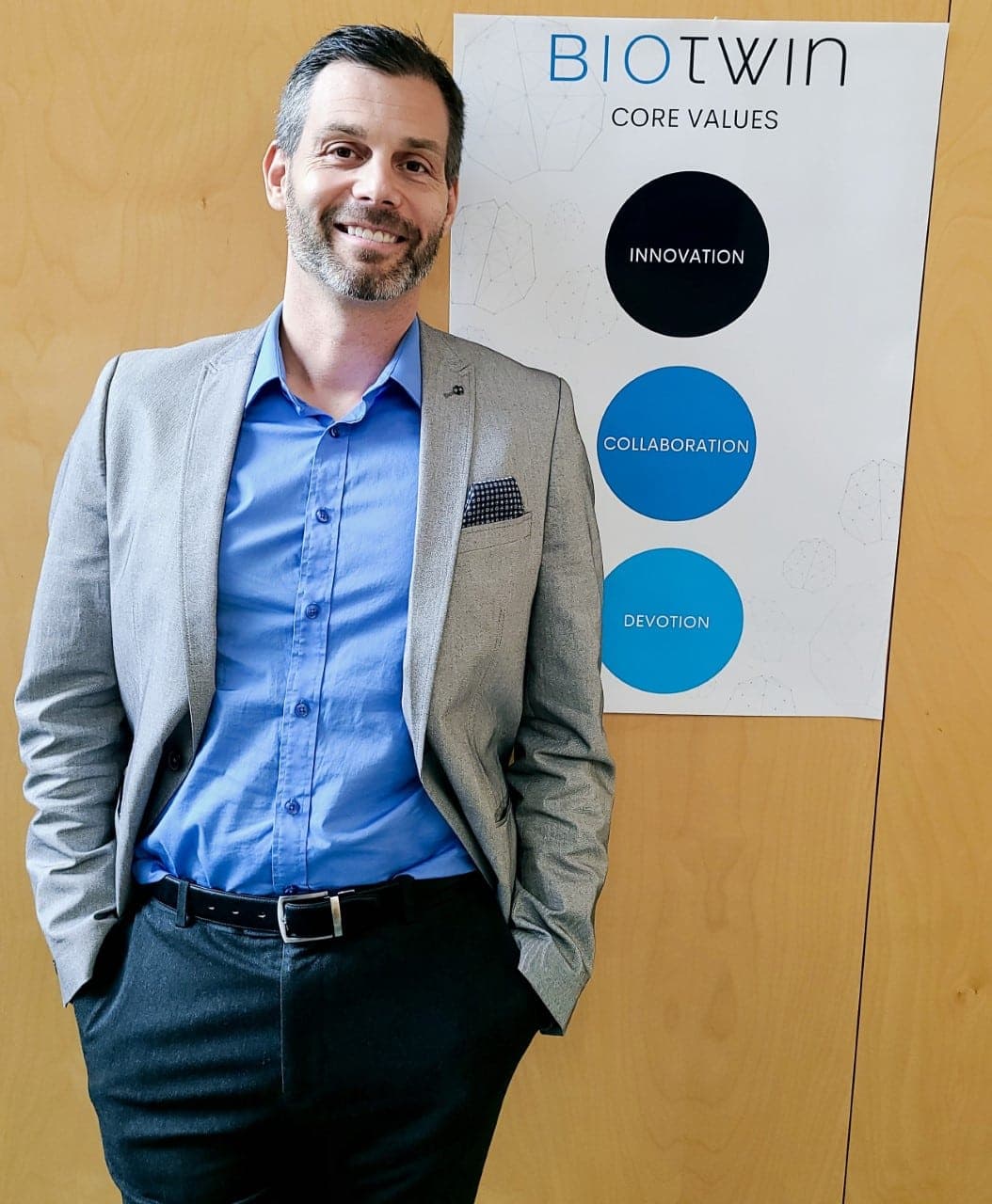 Louis-Philippe Noël, directeur général et cofondateur de BioTwin