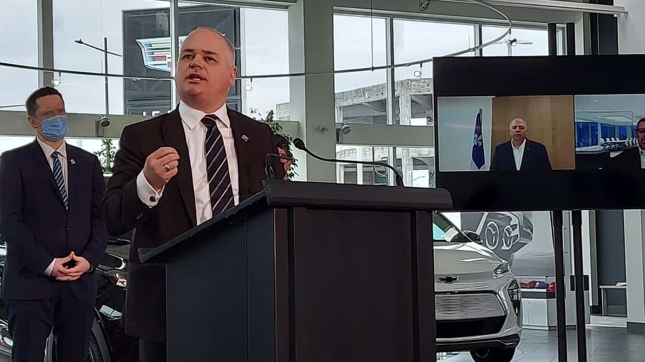 Le ministre québécois de l'Énergie et des Ressources naturelles, Jonatan Julien