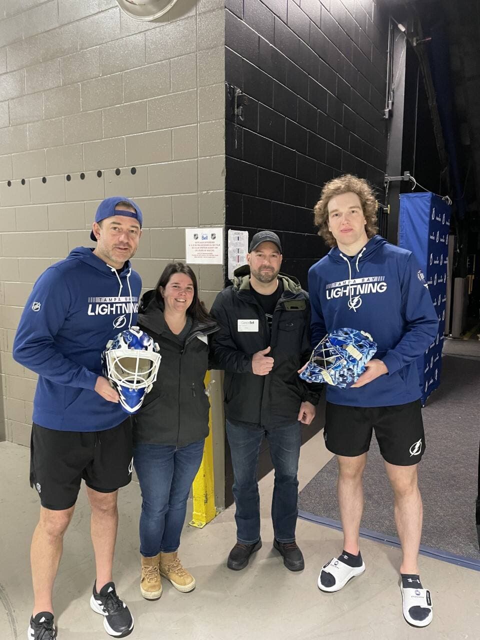 Brian Elliott, Sylvie Marsolais, Alexandre Mathys et Andreï Vasilevskiy