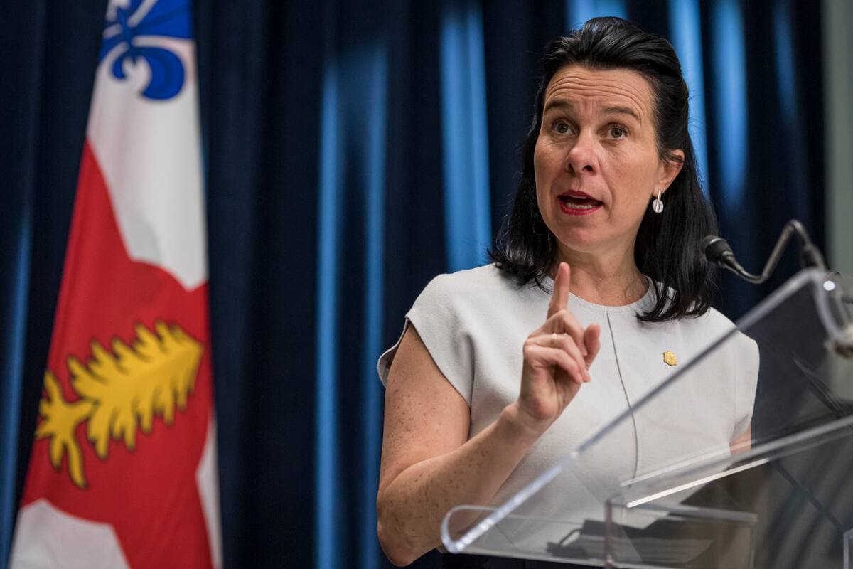 La mairesse de Montréal et présidente de la Communauté métropolitaine de Montréal (CCM), Valérie Plante.
